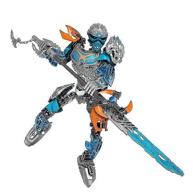 Bionicle Akida Creature Of Water+gali Water Sea Shepherd Action Figure Building Block Toy Set Compatible 71302+71307