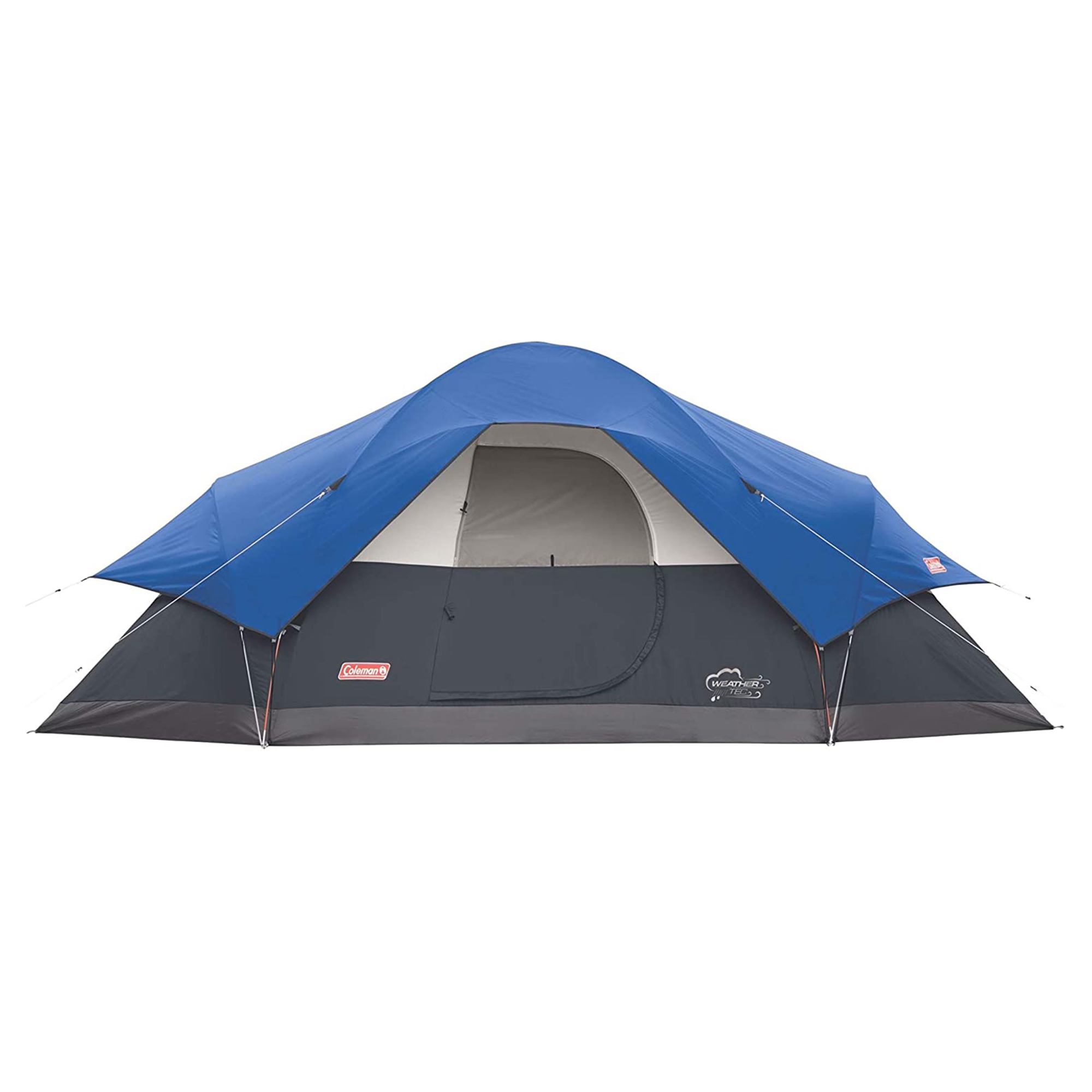 Coleman Red Canyon 8 Person 17 x 10 Foot Outdoor Family Camping Tent， Blue