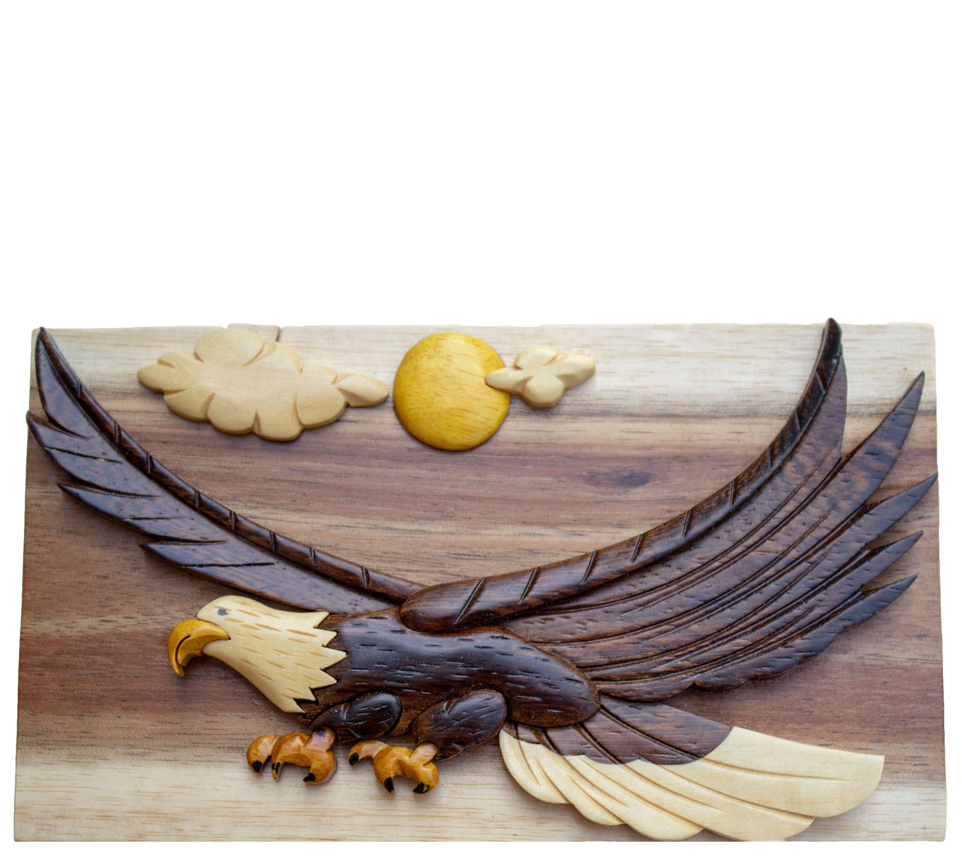 Carver Dan's Eagle Puzzle Box with Magnet Closures