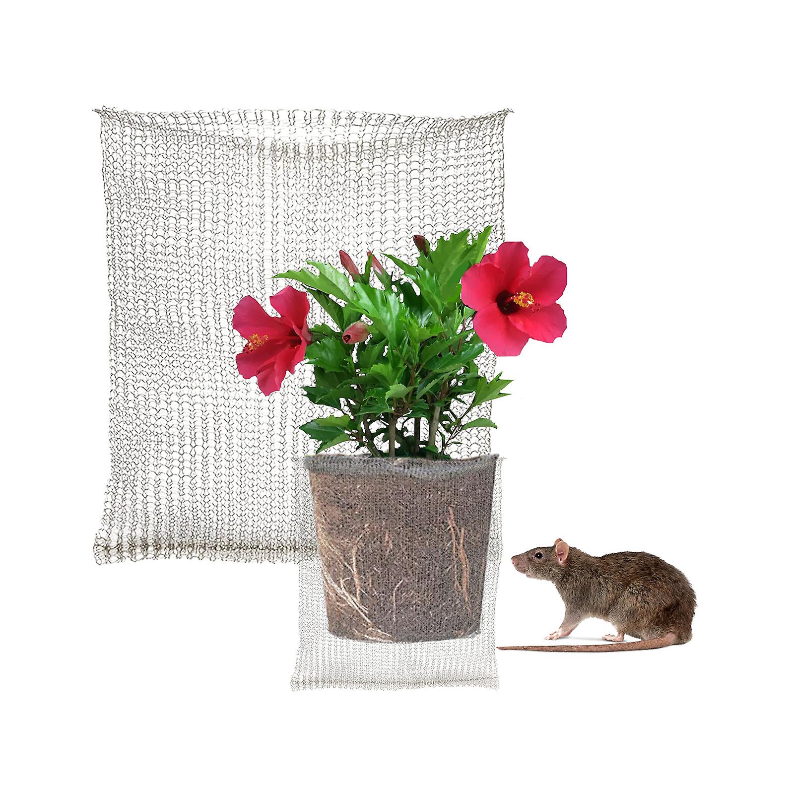 (18x16in) 304 Stainless Steel Mesh Bag For Plant Root Protection Knitted Stainless Steel Mesh Bag For Ground Mouse And Field Mouse Protection