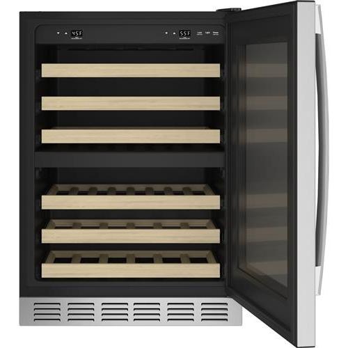 GE Profile 44-Bottle Wine Cooler with Dual Zone PWS06DSPSS