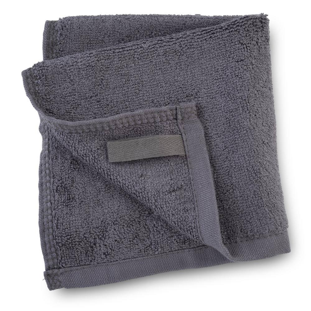 Brondell Bamboo Reusable Bidet Dry Towels In Gray Pack of 6 BR-TWL-00