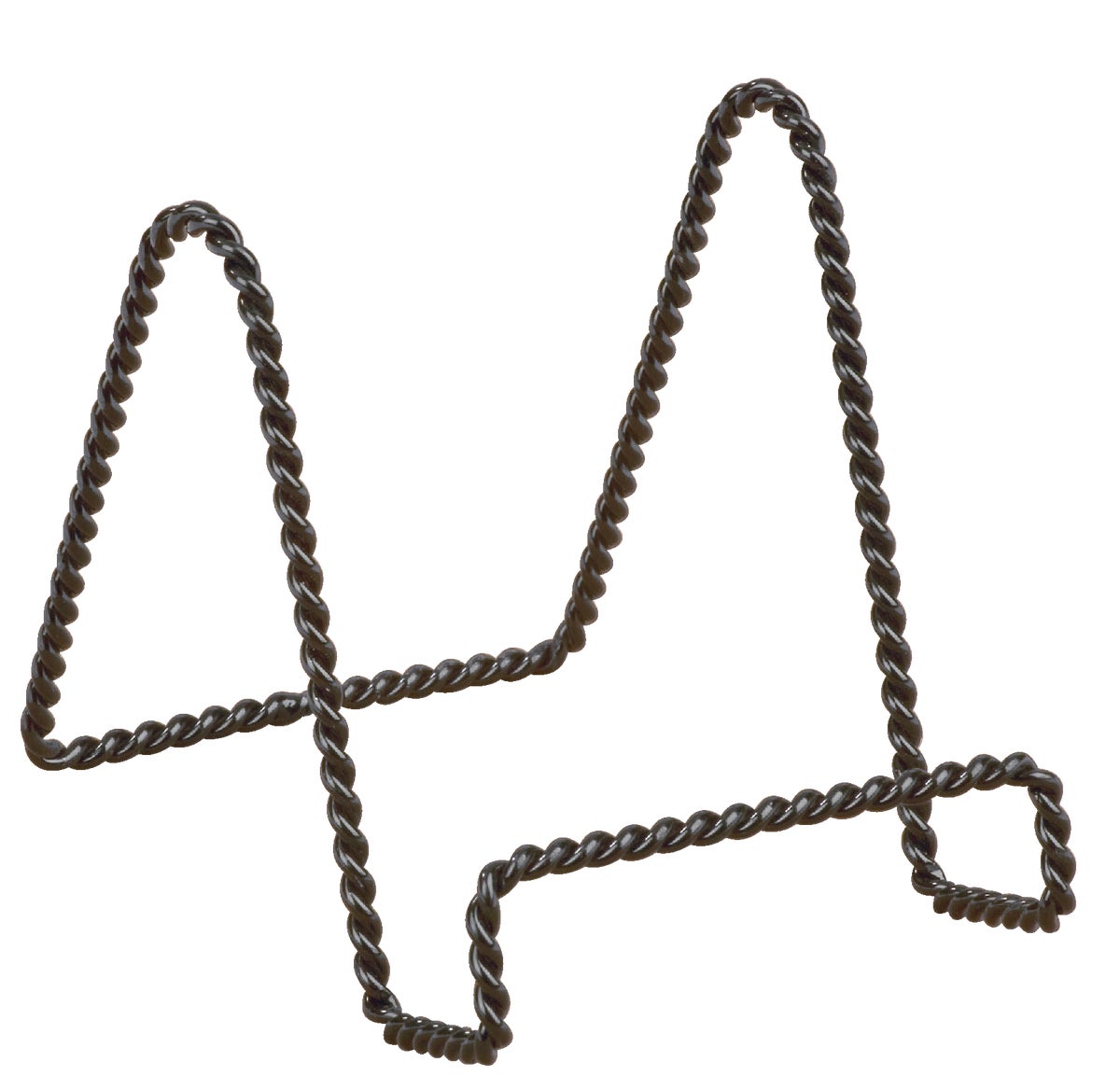 Tripar Twisted Wire Plate Stand Black