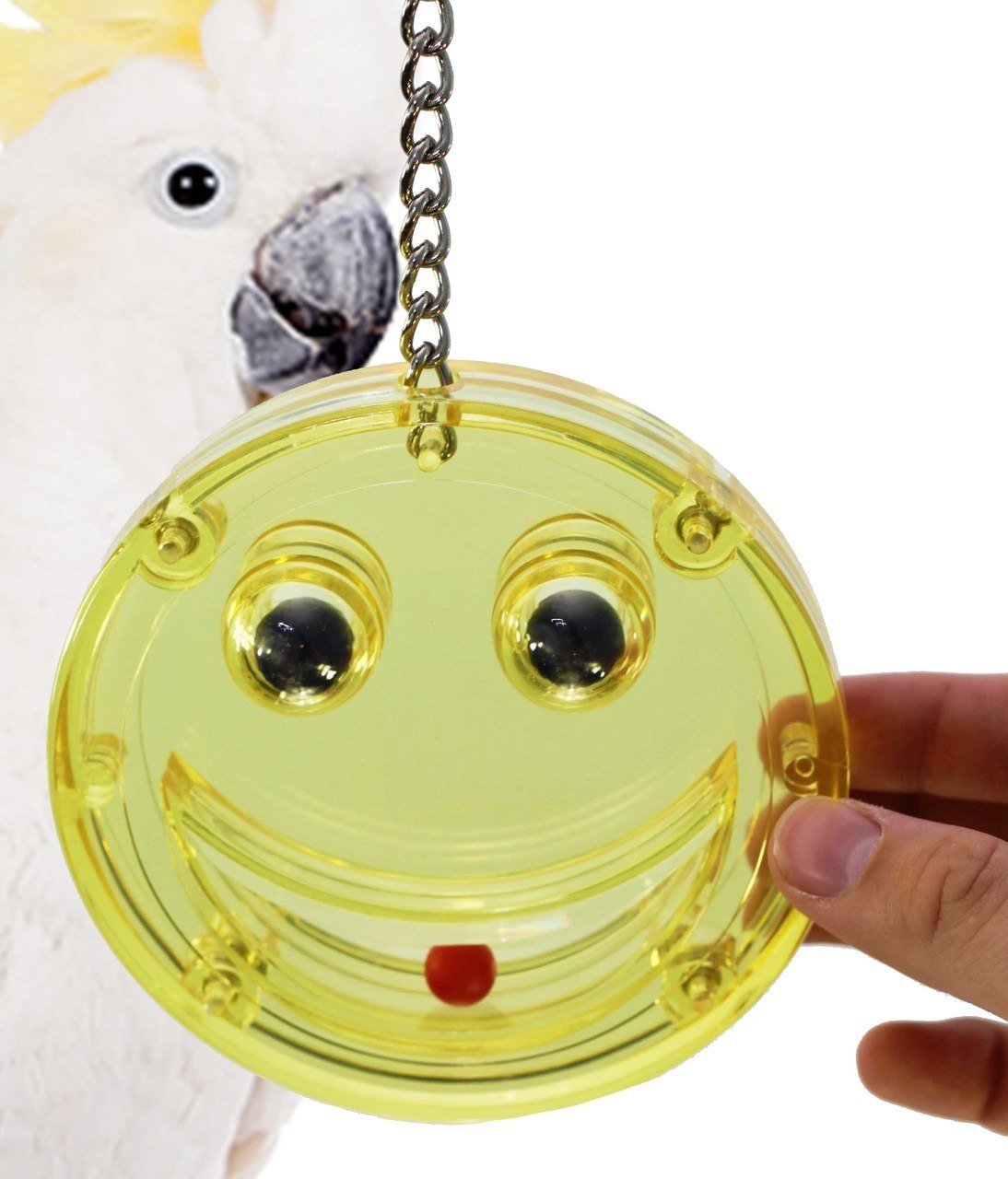 Bonka Bird Toys 3102 Large Bonka Plastic Smiley Bird Toy