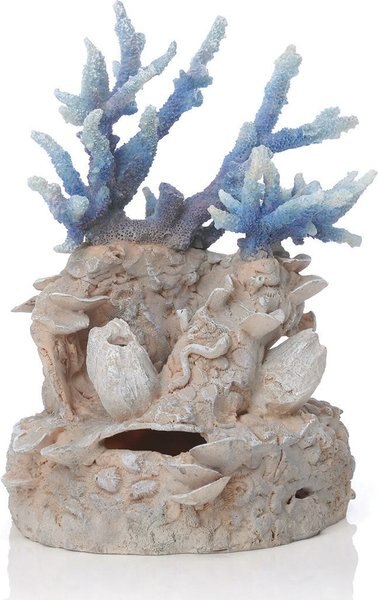 biOrb Coral Reef Aquarium Ornament， Blue