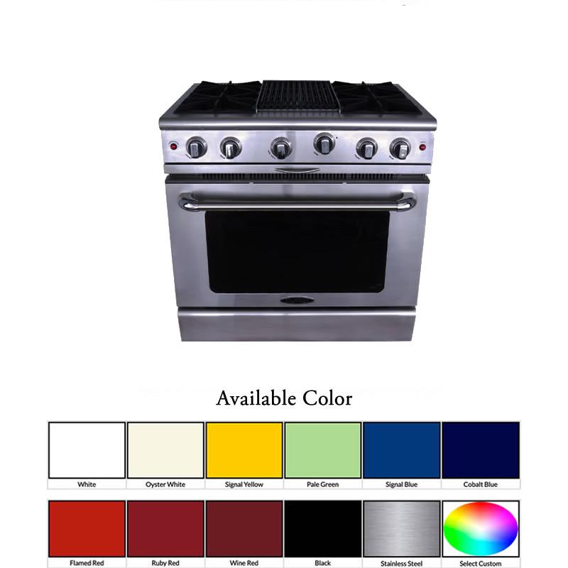 Capital 36-inch Freestanding Gas Range MCOR364B-L