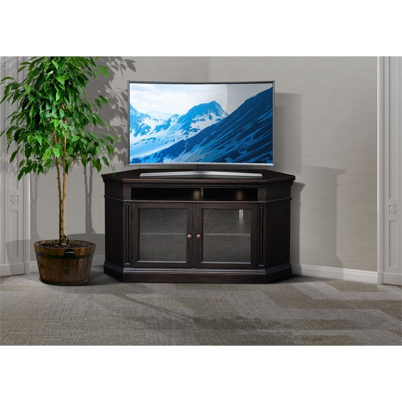 Sunny Designs Sedona Wood Corner TV Console for TVs up to 60 quotin Rustic Oak   Transitional   Entertainment Centers And Tv Stands   by Homesquare  Houzz