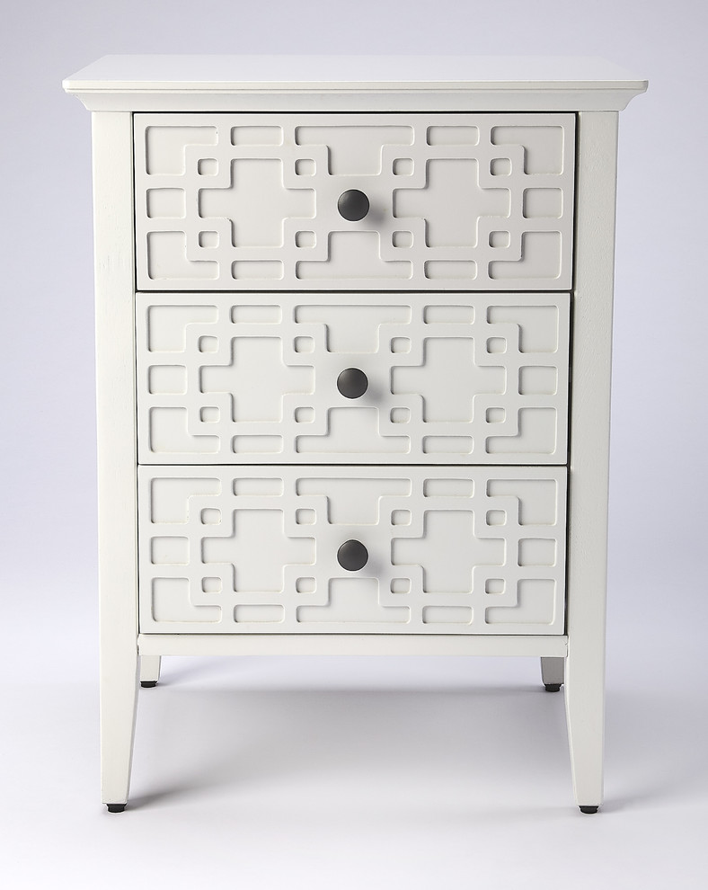 Kinsley 3 Drawer Accent Chest   Transitional   Accent Chests And Cabinets   by HedgeApple  Houzz