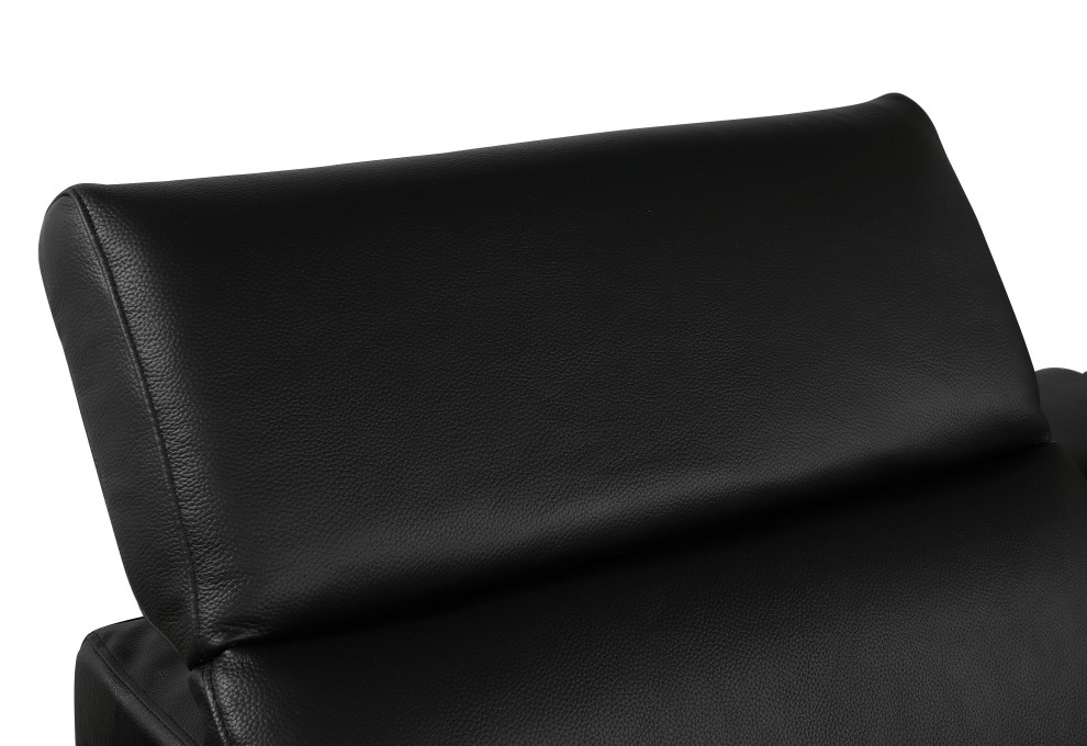 Giovanni 5 Piece 3 Power Reclining Italian Leather Sectional   Contemporary   Sectional Sofas   by Luxuriant Furniture  Houzz