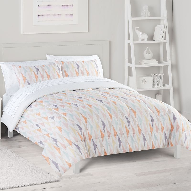 The Big One? Cameron Geo Reversible Comforter Set with Sheets