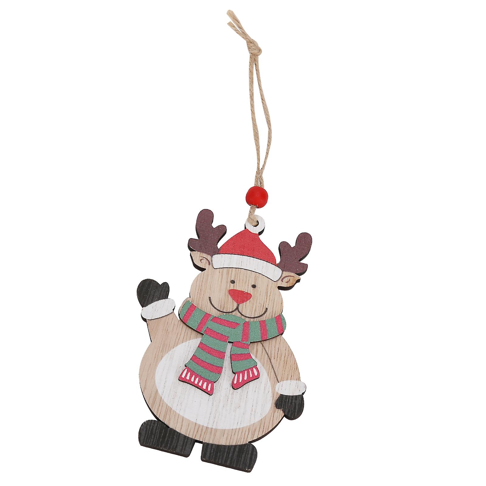 Diy Christmas Ornament Wooden Christmas Tree Decoration For Spring Festival Homeelk