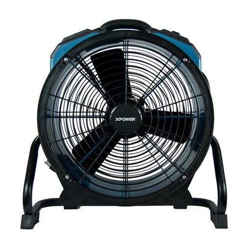 XPOWER X-47ATR Professional Axial Fan， Sealed， 1/3 HP Motor， 360-Degree Rotation