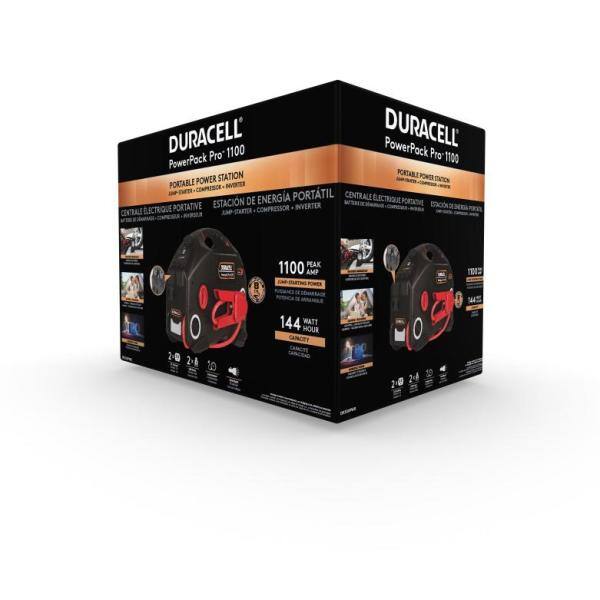 Duracell Powerpack Pro 1100 Amp Peak Power Station Jump Starter DR300PWR