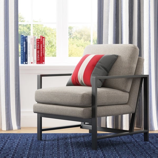 Tommy Hilfiger Russell Metal Frame Accent Chair