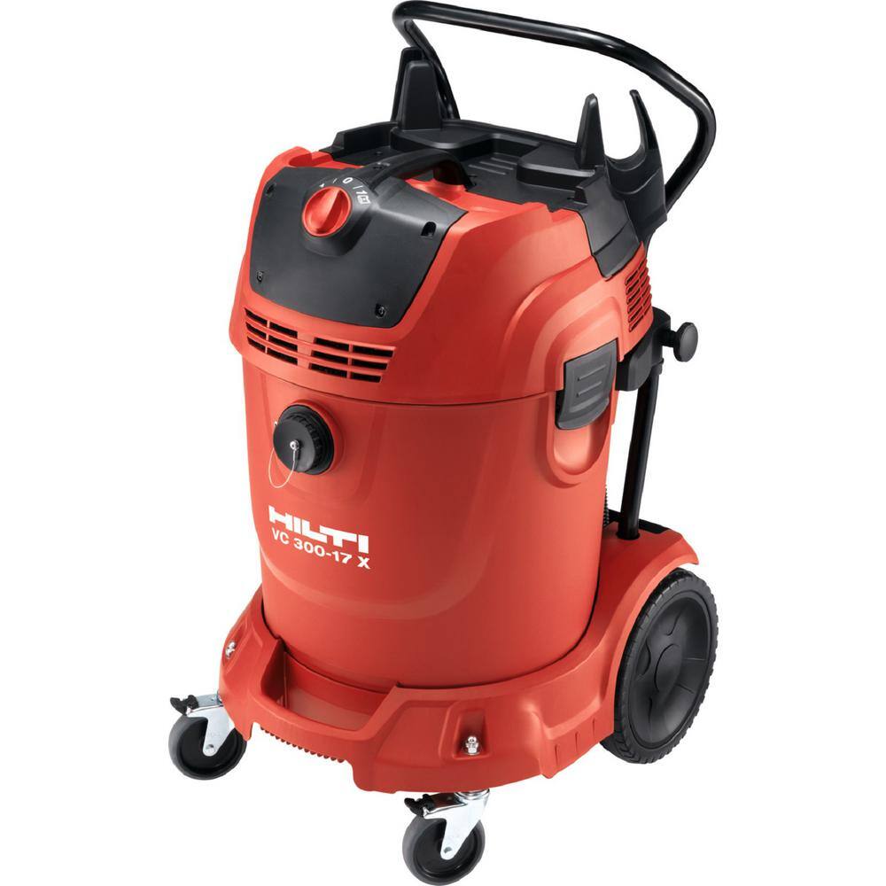 Hilti 16 ft. Hose and 300 CFM VC 300-17X Universal 17 Gal. Wet Dry Vacuum Cleaner with Auto Filter Cleaner 3563662