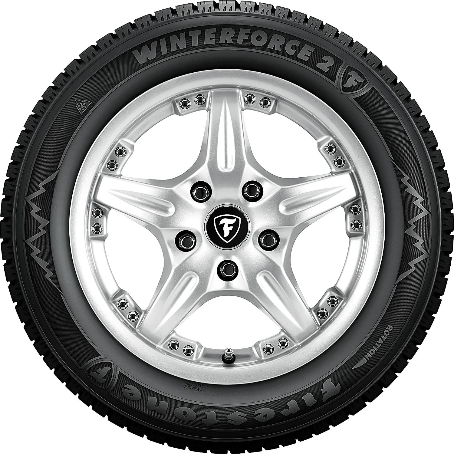 One New 1 New Firestone Winterforce 2 215/55R17 94S Winter Snow Tirec