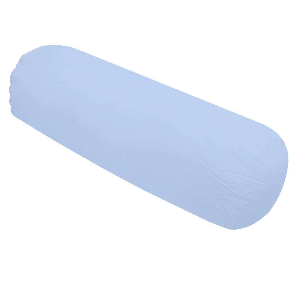 Allman Cervical Pillow w/ Blue Cover (6" x 18") White Large