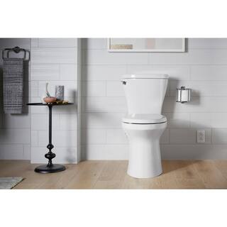 KOHLER Betello 2-Piece 1.28 GPF Single Flush Elongated Toilet in White (Seat Not Included) 20197-0