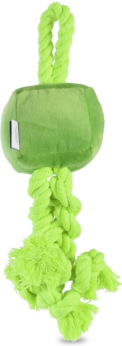 Fetch For Pets Minecraft Creeper Rope Squeaky Dog Toy