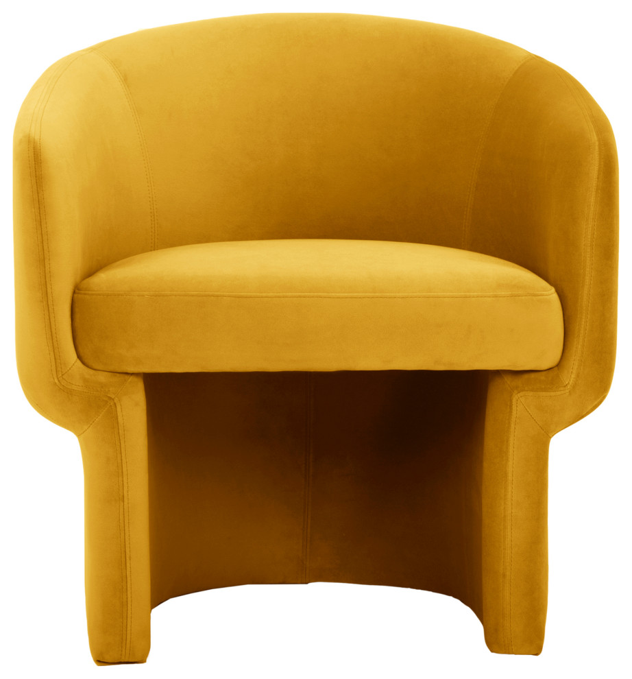 Franco Chair Mustard   Midcentury   Armchairs And Accent Chairs   by Kolibri Decor  Houzz