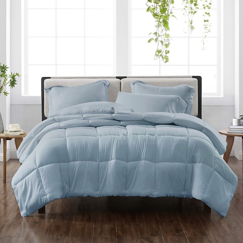 Cannon Solid Comforter Set with Shams