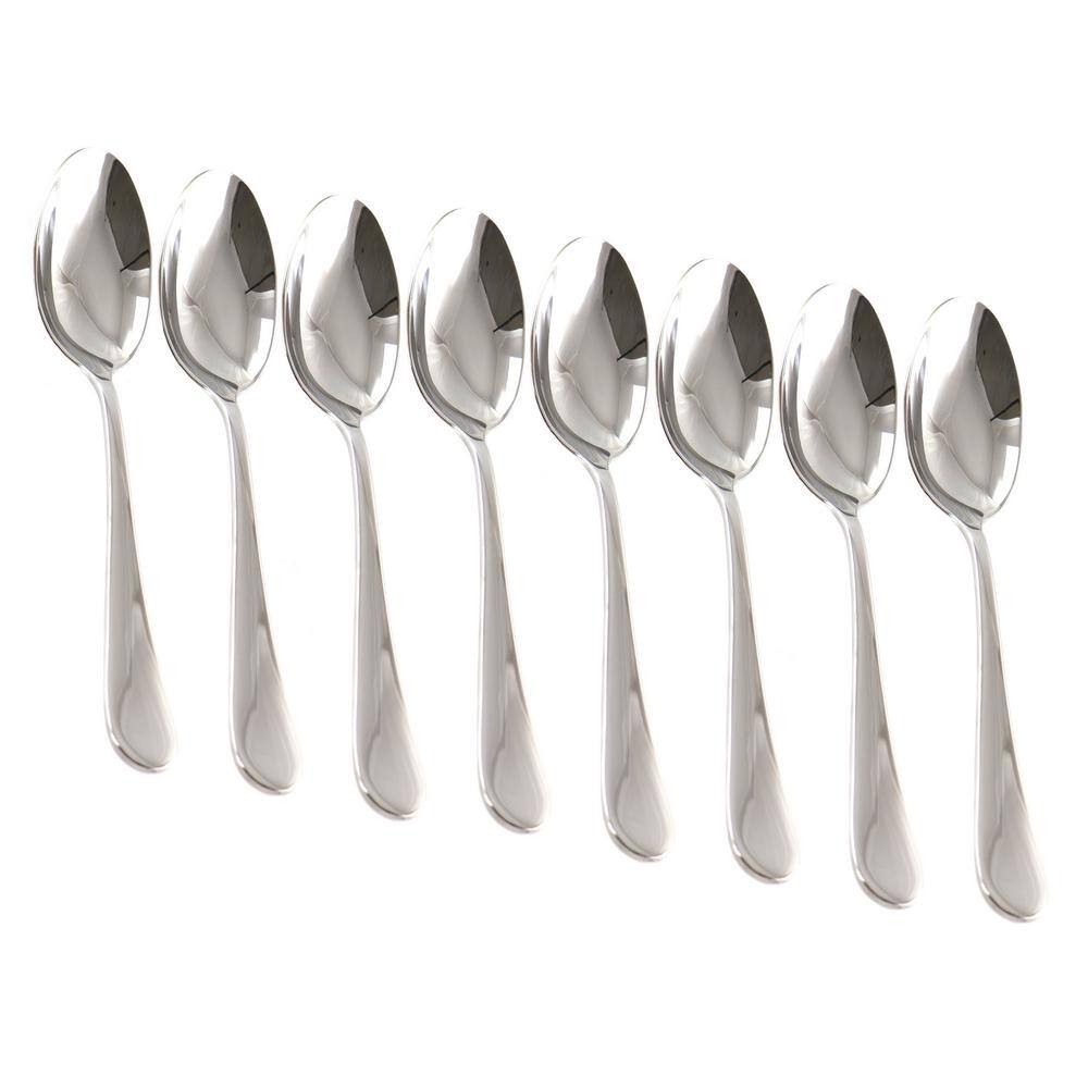 MARTHA STEWART EVERYDAY 8 Piece Stainless Steel Dinner Spoon Set 985119707M