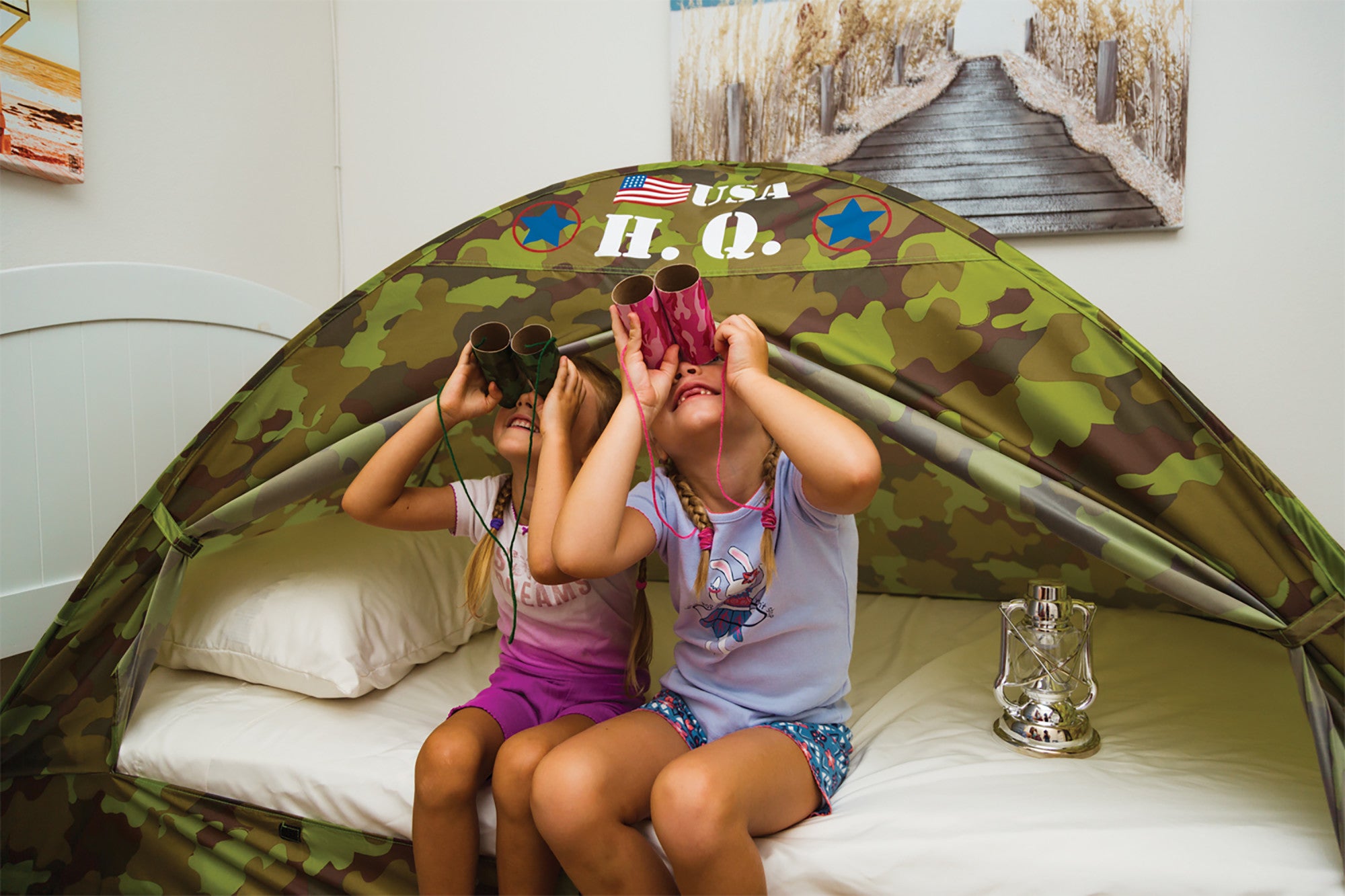 Pacific Play Tents H.Q Bed Tent Twin