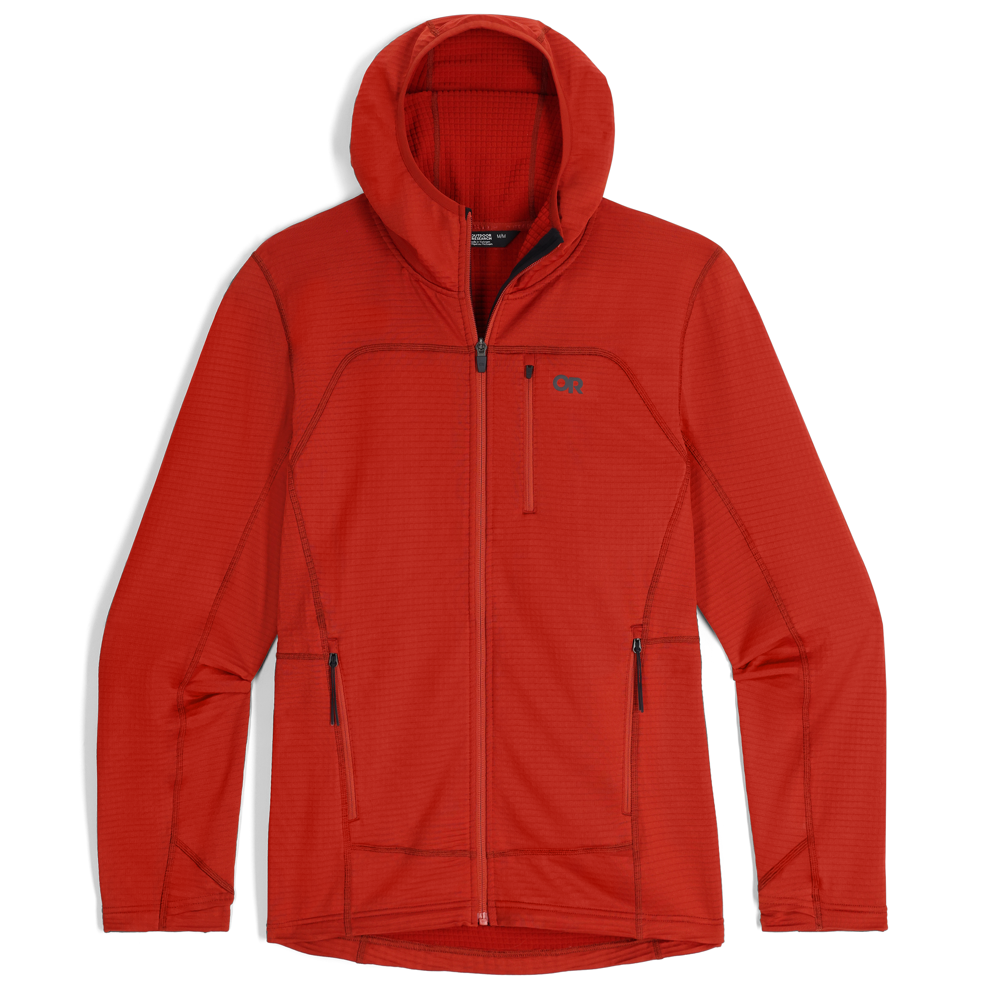 Men's Vigor Grid Fleece Full Zip Hoodie