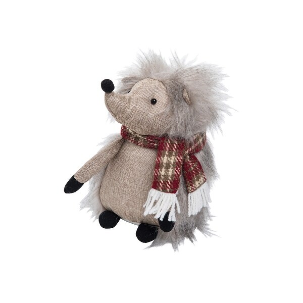 Hedgehog Christmas Figurine