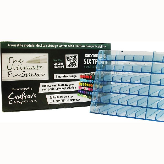 Spectrum Noir Marker Storage Racks Clear 6 pkg Empty holds 72