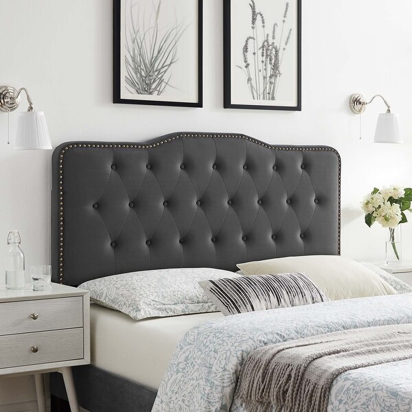 Sophia Tufted Performance Velvet Twin Headboard - - 34149327