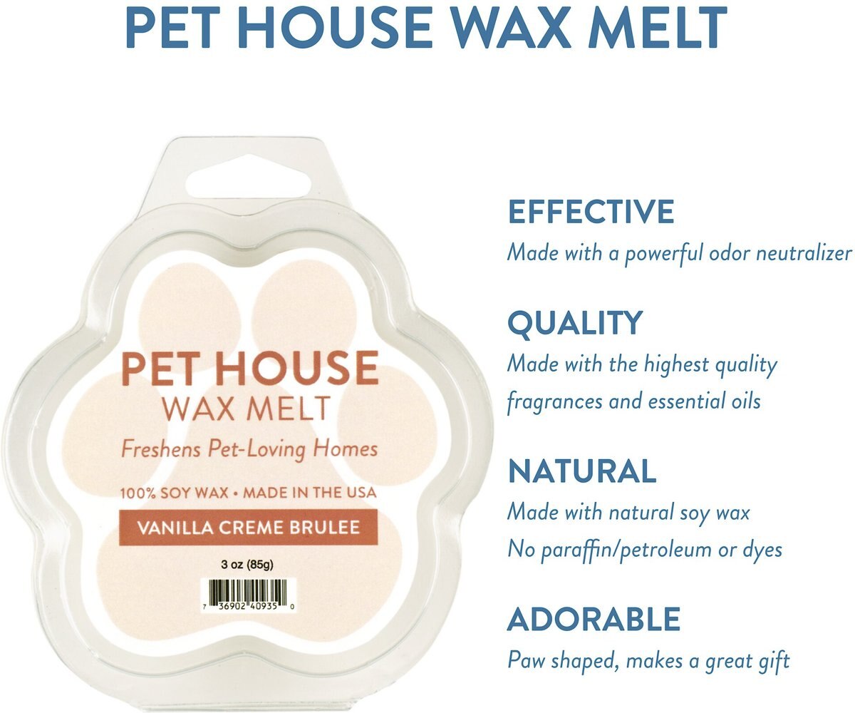 Pet House Vanilla Creme Brulee Natural Soy Wax Melt