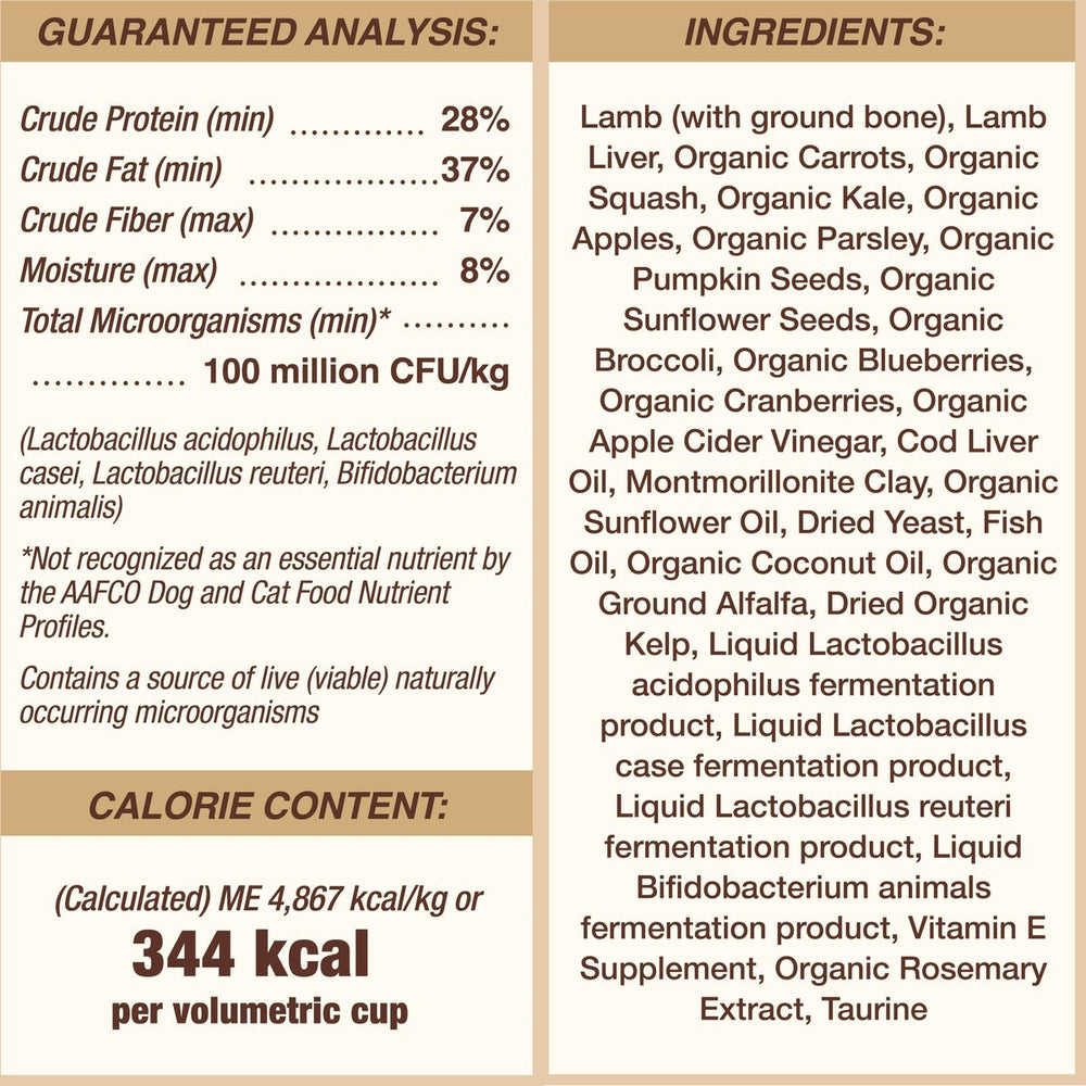 Primal Pronto Lamb Recipe Freeze-Dried Raw Dog Food