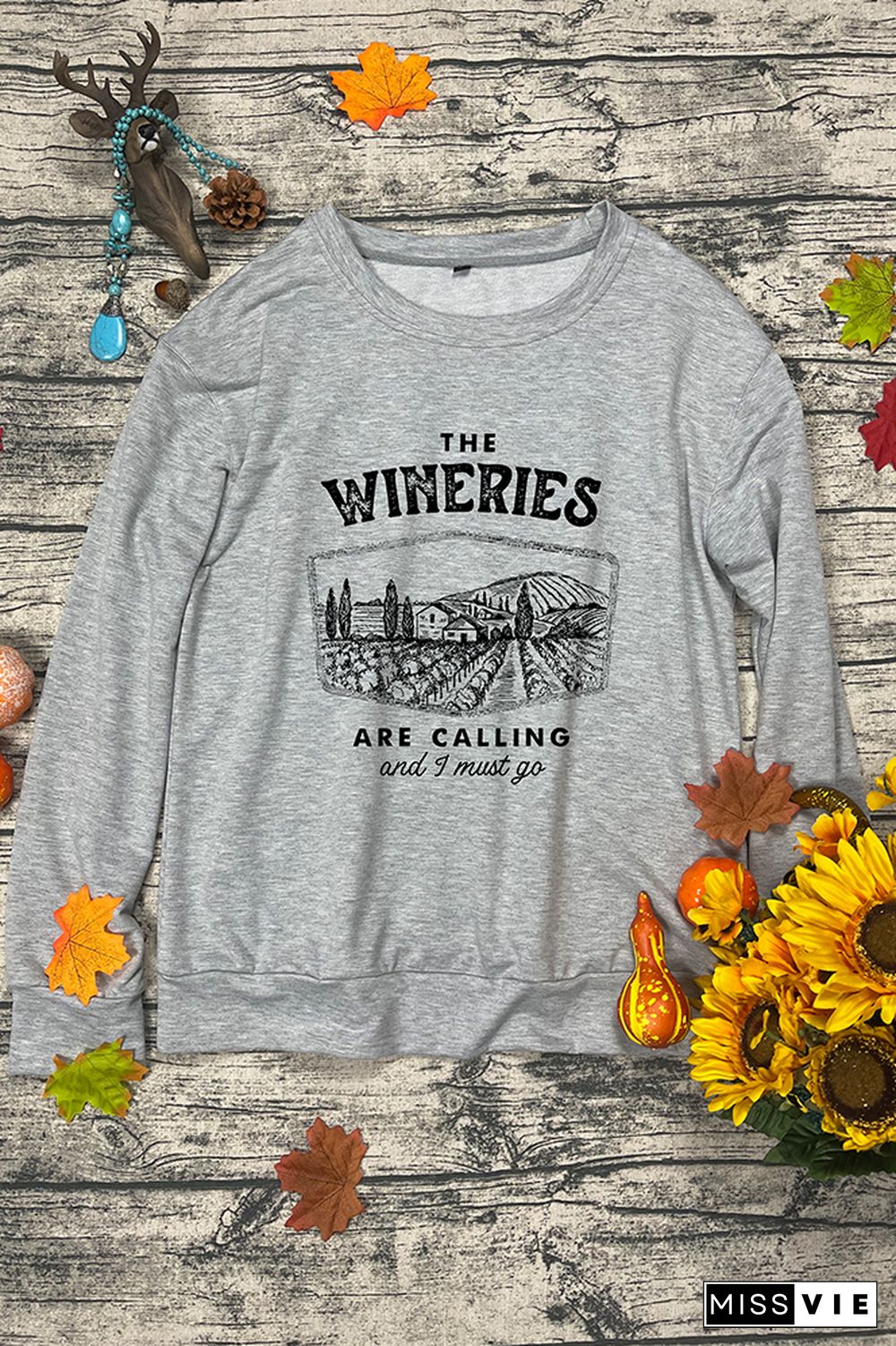 The Wineries Are Calling And I Must Go Longsleeve Sweatshirt Wholesale