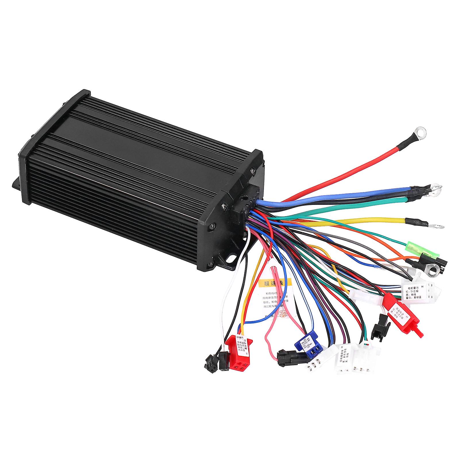 600w Sinusoid Mute Aluminium Electric Scooter Brushless Speed Governing Motor Controller48v