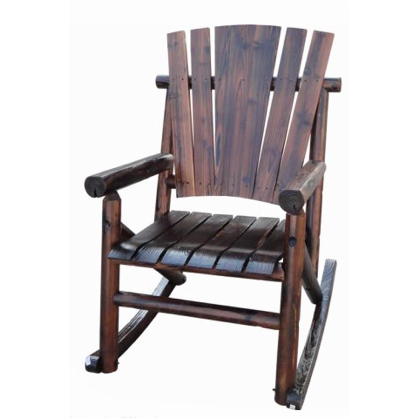 Leigh Country Char-log Porch Rocker Chair