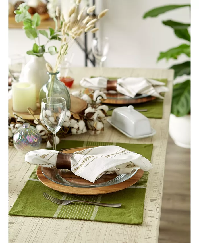 Design Imports Design Import Fiesta Check Placemat Set of 6