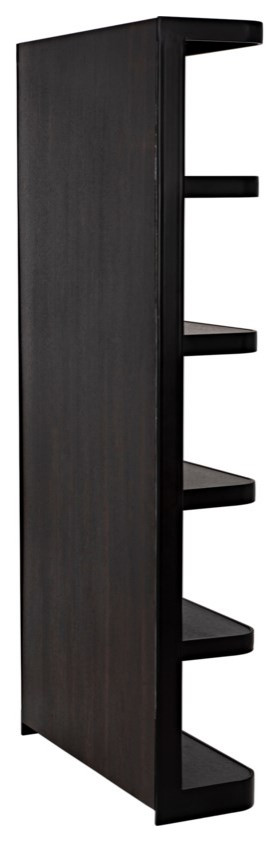 Dido Bookcase  Black Metal   Industrial   Bookcases   by HedgeApple  Houzz