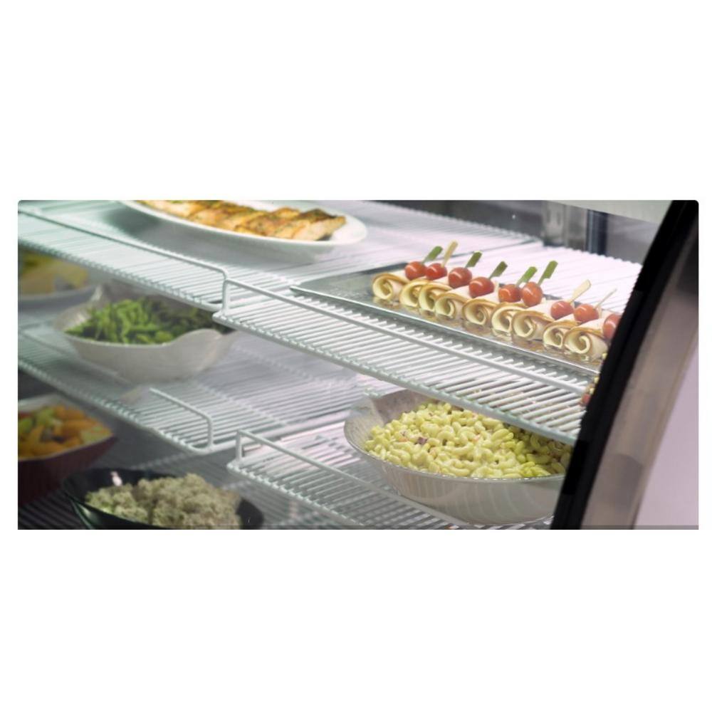 Cooler Depot 82 in. W 32 cu. ft. Commercial Refrigerator Deli Case Display Case in GlassStainless Steel DXXDC200S