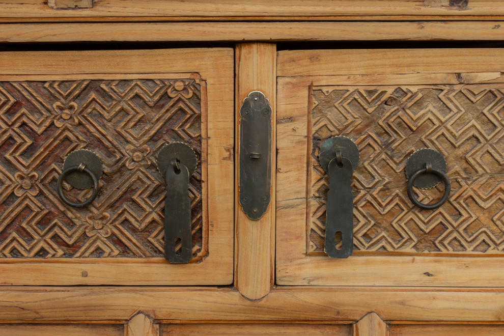 Finely Carved Asian Money Chest   Traditional   Accent Chests And Cabinets   by De cor  Houzz