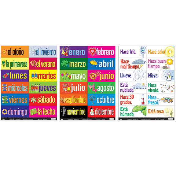 Poster Pals PSZP235 Multi Purpose Card Set Spanish