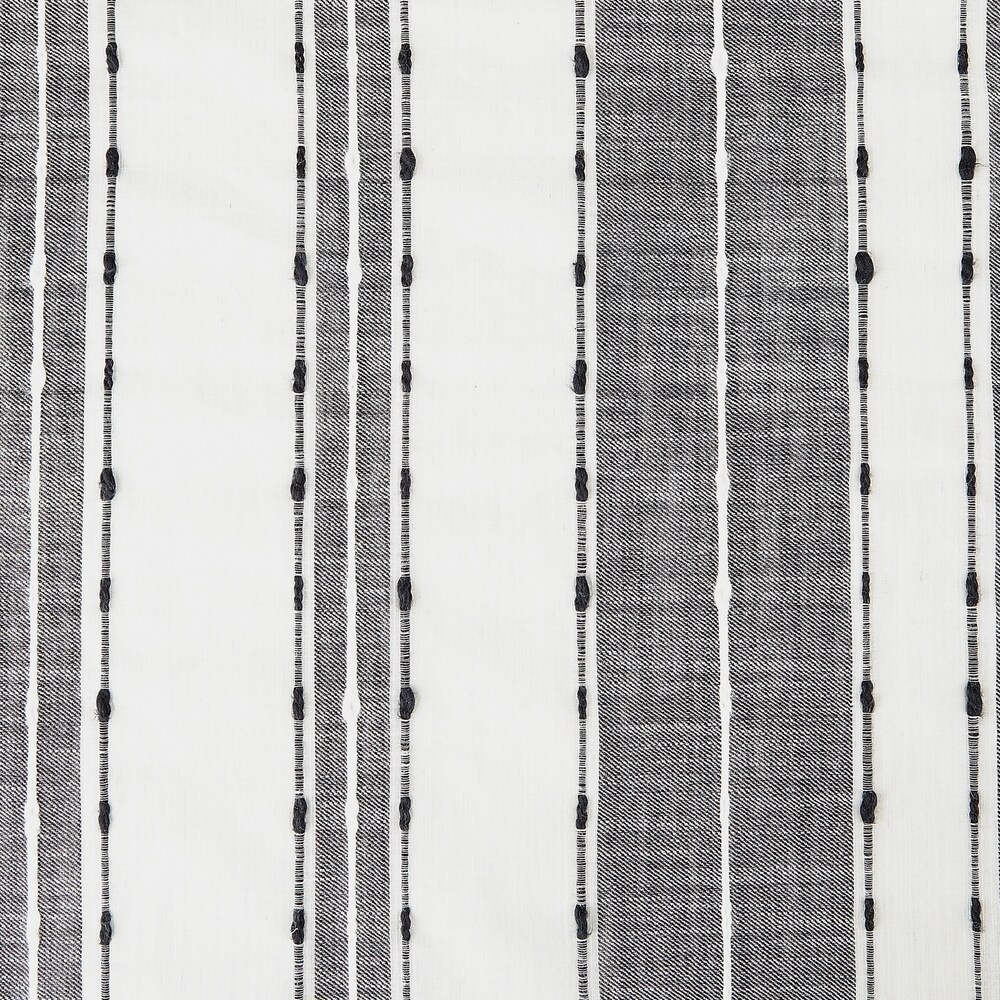 Archaeo Slub Texture Stripe Cotton Curtain  Single Panel