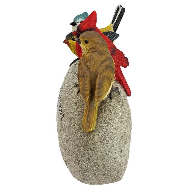 Design Toscano Birdy Welcome Garden Stone Statue Large