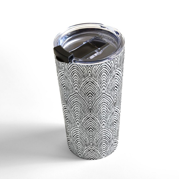 Alison Janssen Hand Drawn Deco Travel Mug 20 Oz Stainless Steel Travel Mug Deny Designs