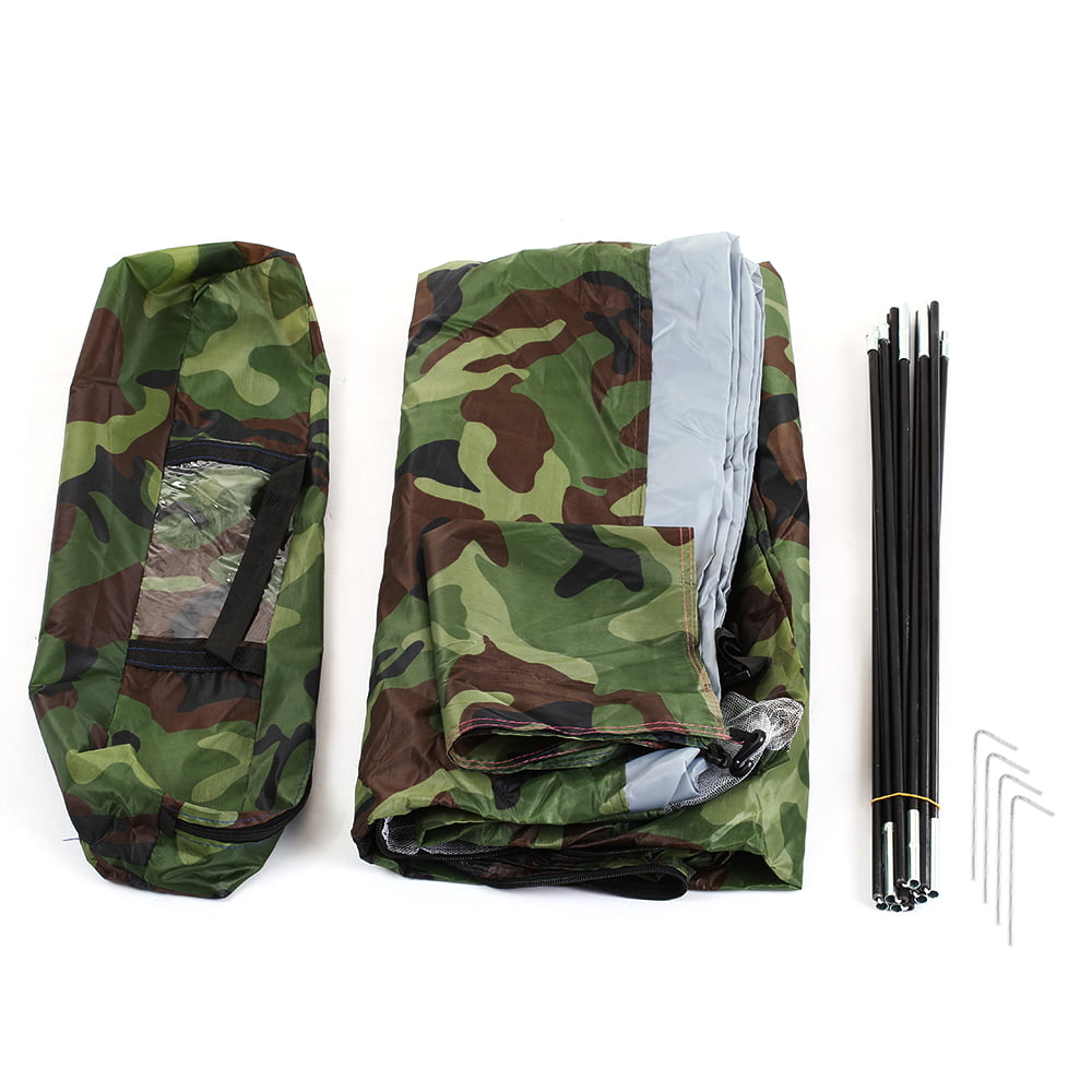 Camping Tent for 2 Person Single Layer Outdoor Portable Camouflage