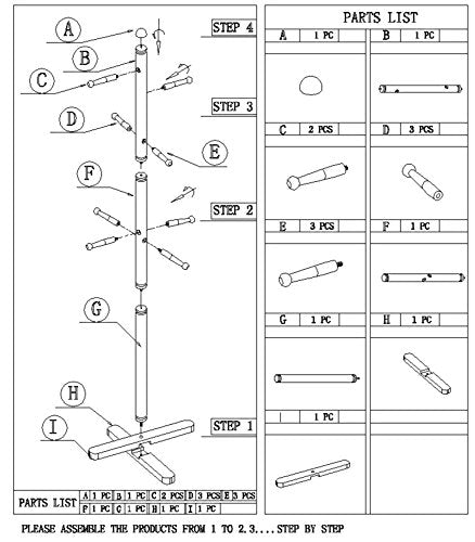 home craft kid's coat rack， multiple colors