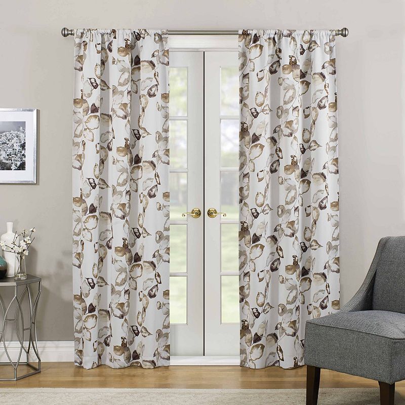 eclipse Paige Room-Darkening 1-Panel Window Curtain