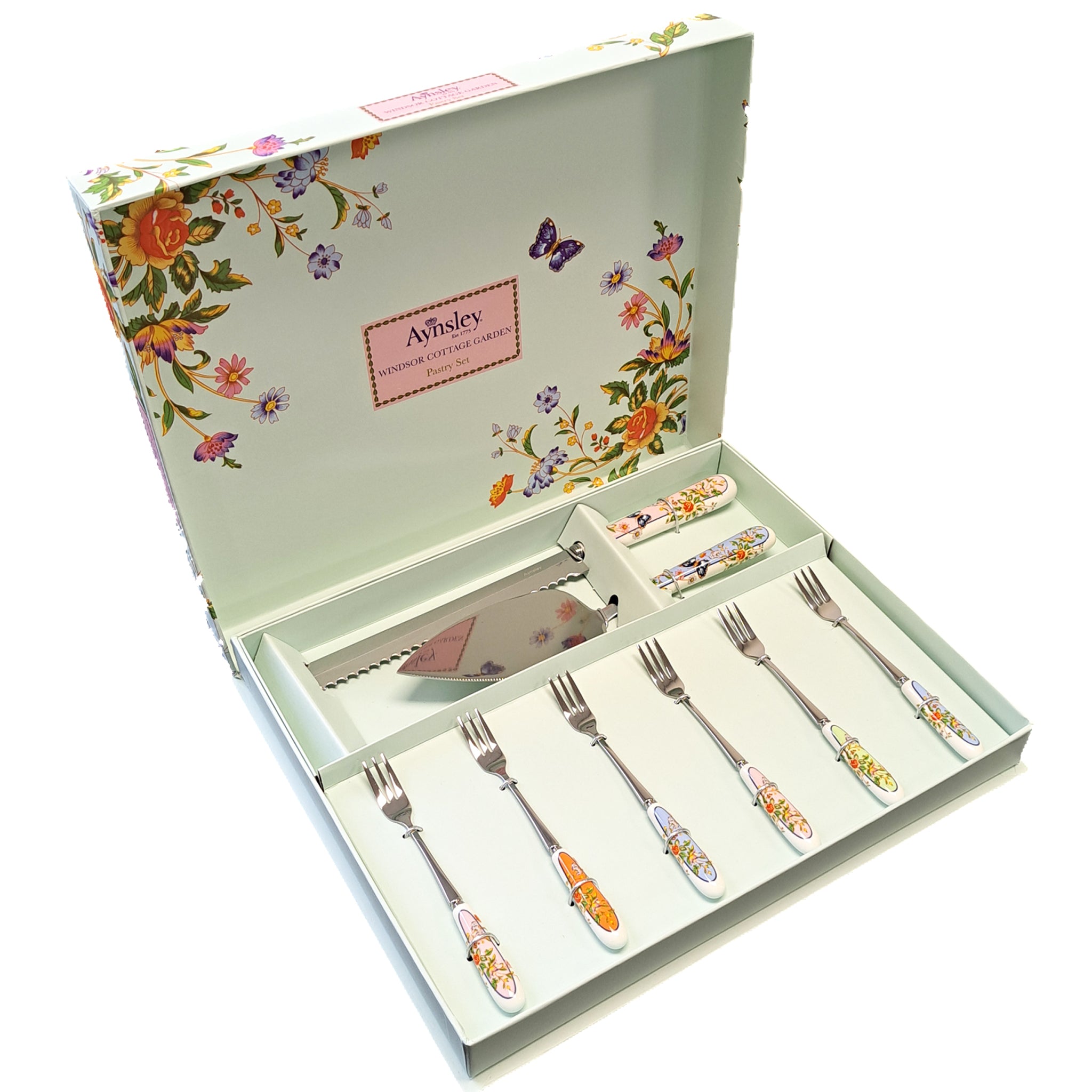 Aynsley Cottage Garden Pastry Set