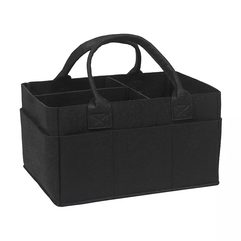 Sammy and Lou Black Felt Storage Caddy