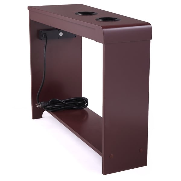 Chairside End/Side Table - Coffee Brown